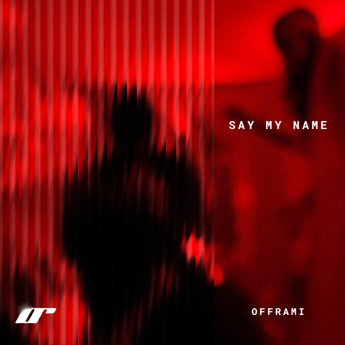 Say My Name — single artwork, red, ribbed glass